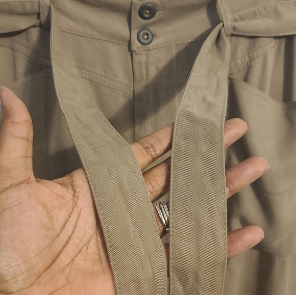 Sundance | Women's Fluid Days Paperbag High Waist Belted Pants (Size 16) - Picture 12 of 16
